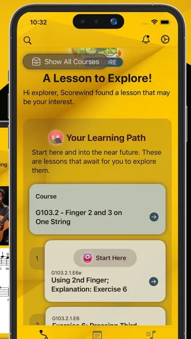 Tangkapan layar ScoreWind's Classical Strings
